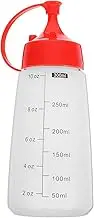 Alipis Condiment Squeeze Bottle with Twist Top Cap Thickened Chef Squeeze Bottle for Accurate Measurement of Sauces Ketchup Mustard Dressing Oil for Cooking and Arts Crafts