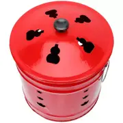 Fire Bin Burner Bucket Trash Can with Lid Child
