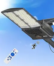 JAYNLT Y-7000W Solar Street Lights Outdoor,6500K Solar Parking Lot Lights Commercial, Large Split Solar Flood Lights Outdoor Motion Sensor, Waterproof Solar Security Lights for Parking Lot,Garage