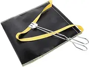 1Set Outdoor BBQ Storage Bag Fireproof Holder for Extinguishing for Camping Picnics and Barbecues High Temperature Resistant