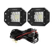 Auxbeam 84W 5 Inch Flush Mount Led Spot Pods Ditch Light For Truck Jeep Car ATV