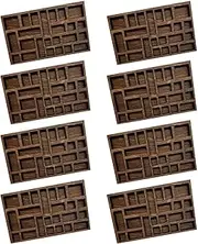 8X 1:12 Miniature Trinket Shelf Miniature Crystal Shelf Miniature Decor Printers Tray Miniature