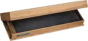 Fenteer Wall Floating Shelf Home Decor with Compartment Holder Storage Box for Dormitories Living Room Nursery Small Space, Brown