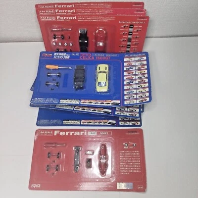 【single】1/64 SCALE SEMI ASSEMBLE KIT Ferrari Collection LINE-UP Vol.2 KYOSHO