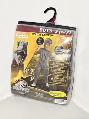 Jurassic Park T-Rex Velociraptor "Blue" Halloween Costume Boys Medium 6/7 New