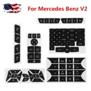 Steering Wheel Center Dash AC Window Button Repair Kit Sticker For Mercedes-Benz