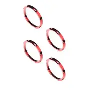 KC HiLiTES KC Bezel Ring KC FLEX ERA BAR Red 4PC