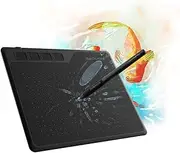 GAOMON S620 Drawing Tablet 6.5 x 4 Inch Graphics Tablet with 8192 Passive Pen 4 Customizable ExpressKeys for Digital Drawing & OSU & Online Teaching-for Mac Windows Android OS