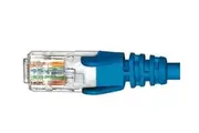 Hypertec 0.5m RJ45-RJ45 Cat5e 4 Pair PVC Unshielded Patch Lead Blue