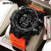 Men's Outdoor Sports LED Waterproof Analog Digital Watch Mul