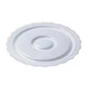 8CCF(100PCS), 8.25-Inch White Round Foam Cake Pie Pads