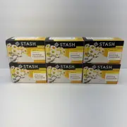 Stash Chamomile Herbal Tea 20 tea bags ~( 6 PACK )~ Best by 09/2026 120 Bags