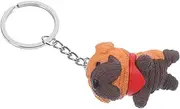 [COMPUKAS] Cute Cartoon Puppy Keychain Pendant Stylish Backpack Decor Portable Dog Bag Charm present for Women Unique Keychain Accessory for Handbags Backpacks