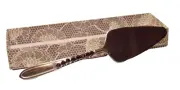 Cake Pie Server Handcrafted Beaded Black Wild-Eye Design Stainless Steel