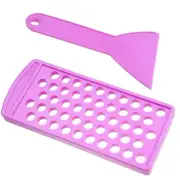 Lip Balm Tray, Lip Balm Crafting Kit, Lip Balm Filling Tray and Spatula Set, Eas