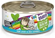 B.F.F. OMG - Best Feline Friend Oh My Gravy!, Selfie Cam! with Chicken & Lamb in Gravy Cat Food by Weruva, 5.5oz Can (Pack of 8)