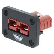 Hulk 4x4 Single Flush Mount Housing 50A Ando Style Plug Red - HU7002