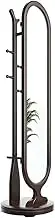 Full Length Mirror All Solid Wood Dressing Mirror Rotating Multi-Functional Floor-Standing Coat Rack Integrated New Chinese Style Bedroom Clothes Rack Full Body Mirror