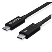 Thunderbolt 3 Cable 40Gbps Supports 100W (20V, 5A) Charging, 2.6ft / 80cm