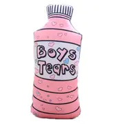 Boys Tears Bottle Plush Throw Pillow Back Pillow