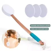 Lotion Applicator for Back & Feet – Long Handle, 3 Pads for Sunscreen, Cream ...