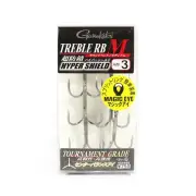 Gamakatsu 67460 Treble Hook RB M Hyper Shield Size 3 (2144)