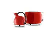 Bugatti Italy Romeo Toaster and Giulietta Kettle Set - Red