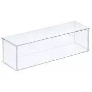 Acrylic Display Case Plastic Box Cube Storage Box Transparent 36x11x10.5cm