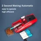 6.5/8MM Automatic Cigarette Machine Rolling Tobacco Electric Maker Roller Red