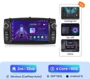 Radio 2 din for Toyota Corolla E120 USB Bluetooth Android Wifi GPS Carplay