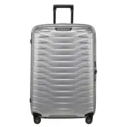 NEW Samsonite Proxis Spinner Case Silver 75cm