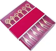 Stainless Steel Fruits Forks 2 Prong Small Stainless Steel Forks Cocktail Appetizer Dessert Party Gold Gatherings
