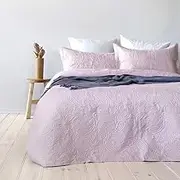 Bambury Paisley Embossed Coverlet Set (or) Bedspread, Single/Double, Dusk