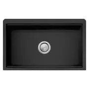 OLIVERI Santorini Farmhouse Undermount Sink - Black ST-BL1584U