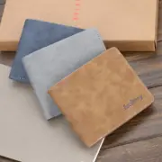 Luxury Mens Leather Wallet Bifold Credit Card Holders Front Pocket Purse Clutch
