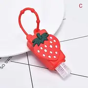 Fruit Mini Hand Sanitizer Holder Travel Portable Safe Gel Holder Hangable Liquid Soap Dispenser Containers