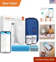 Effortless Blood Sugar Monitoring - Rechargeable Glucose Meter with App Access