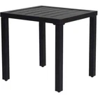 Kozyard Outdoor Coffee Tables 18" Black Square Metal Modern Classic In Steel