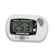 Stick-On Fish Tank Thermometer Reptile Thermometer Hygrometer Digital