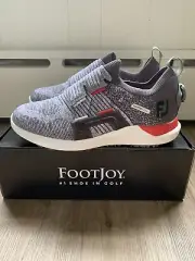 FootJoy Hyperflex Boa Golf Shoes Grey/Red Men Size 10.5 New In Box