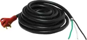 Mighty Cord A10-3025END RV Power Cord 25', One End for Hard Wiring