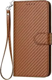 BEENTRYS Wallet Case for Google Pixel 6A Cover,PU Leather Flip Folio Case Card Slots Holder Kickstand Magnetic Closure Durable Shockproof TPU Protective Phone Case-Brown