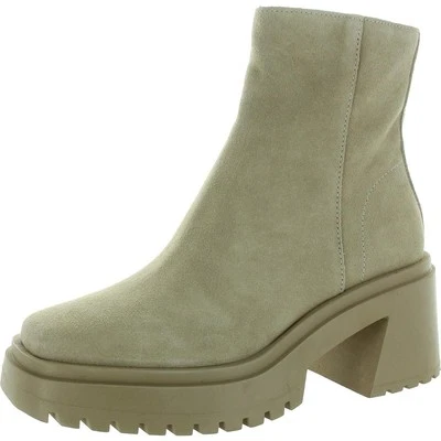 Steve Madden Womens Fella Beige Ankle Boots Shoes 8 Medium (B,M) BHFO 8780