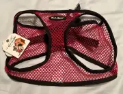 NWT Bark Appeal Netted EZ Wrap Harness Simply Red Mesh XL Lightweight Harness