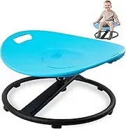 Spinning Chair for Autistic Kids, Sensory Swivel Chair with Handles Training Body Coordination and Balance for Autism Toddlers and ADHD Children, Blue