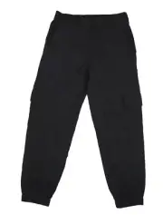 Banana Republic TENCEL Pull On Jogger Pants Cargo Pockets Black Womens S