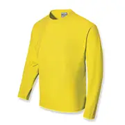 APOLLO - Unisex Plain Polyester Long Sleeve TShirt