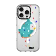 iPhone 16 Pro Clear Case MagSafe Compatible Whale Shark & Friends