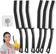 6Pcs Hard Bristle Crevice Cleaning Brush, Small Cleaning Brushes, Grout Cleaner Brush, Toilet Brush, Scrub Brush for Shower Tile, Skinny Gap Cleaning Tools for Household Use, Bathroom