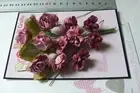 PINK MAUVE ROSES 2 Styles Mixed Colours 20-30mm with Wire Stems 12 Pack NJC VC3